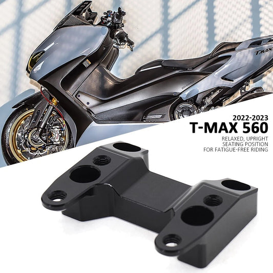 Handlebar Riser Handle Clamp Adapter Set for Yamaha T-MAX 560 TMAX560 2022-2023