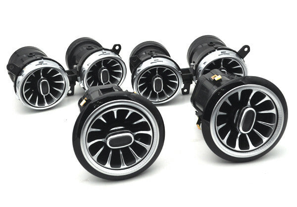 6x Turbo air ac vent purifier ventilation for Mercedes E class W213 2016-2023