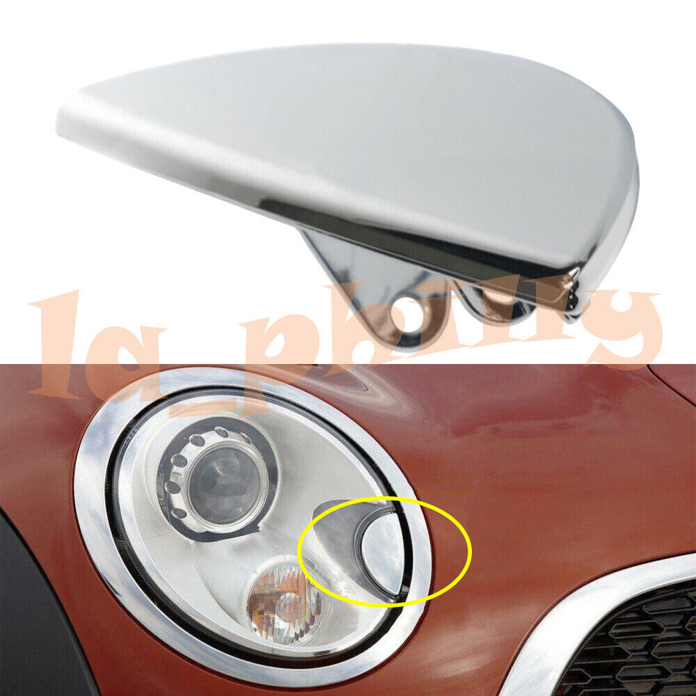 RH Headlight Washer Cover Cap for Mini Cooper Hatchback Wagon Convertible Coupe