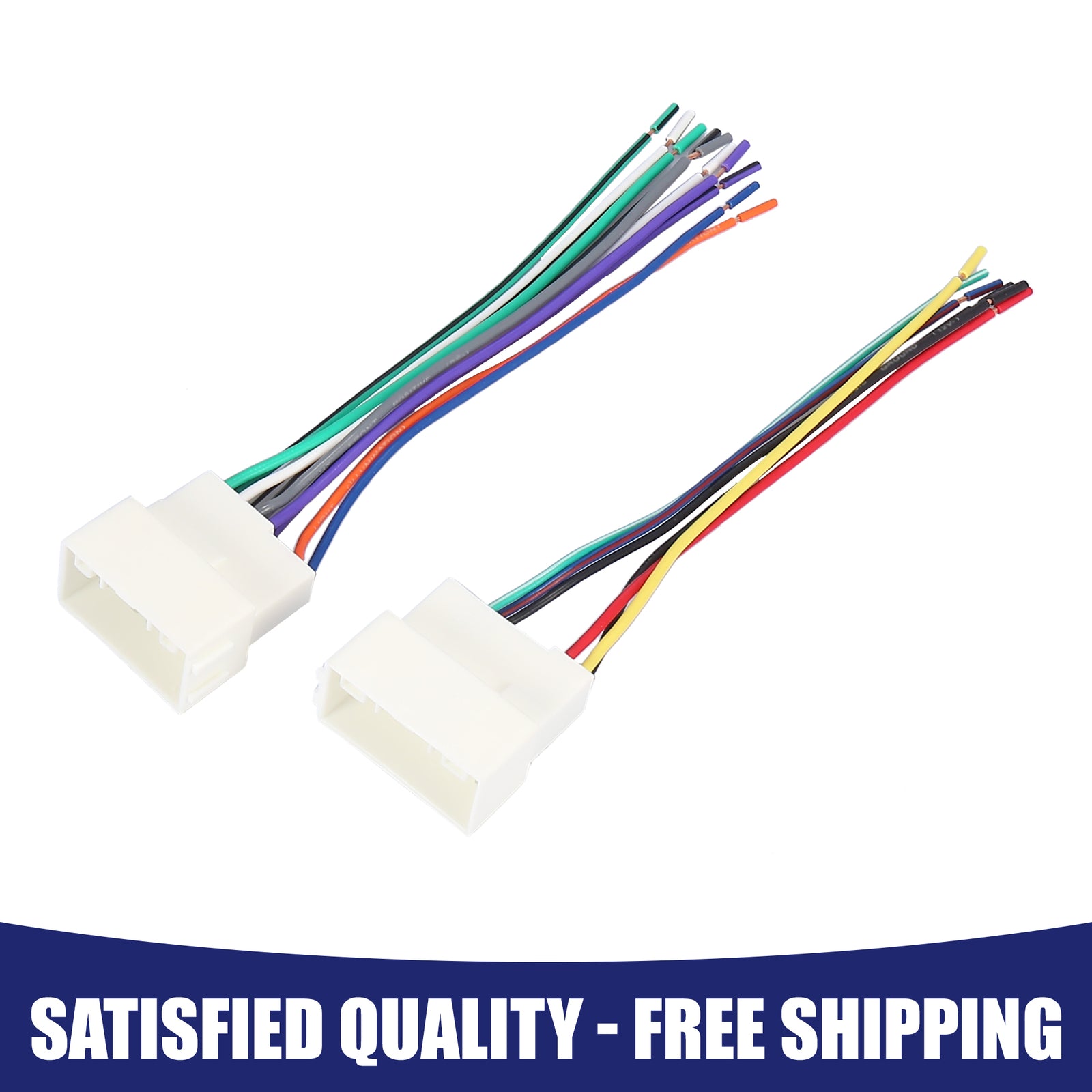 70-7304 CD Player Wiring Harness Radio Adapter Kit for Hyundai for Elantra 2-Piece Set