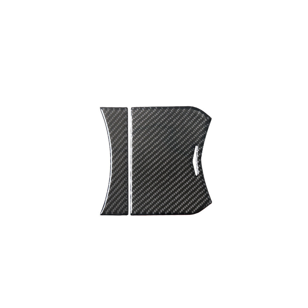 2X Storage Panel Trim Cover Carbon Fiber Sticker for CADILLAC CTS SPORT 2008-UP