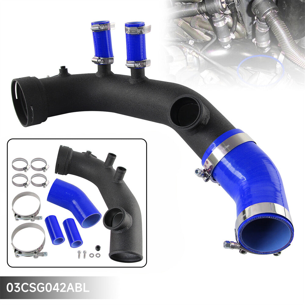 Intake Turbo Charge Pipe Kit for BMW N54 135i E82 E88 E90 E91 E92 E93 335i Blue