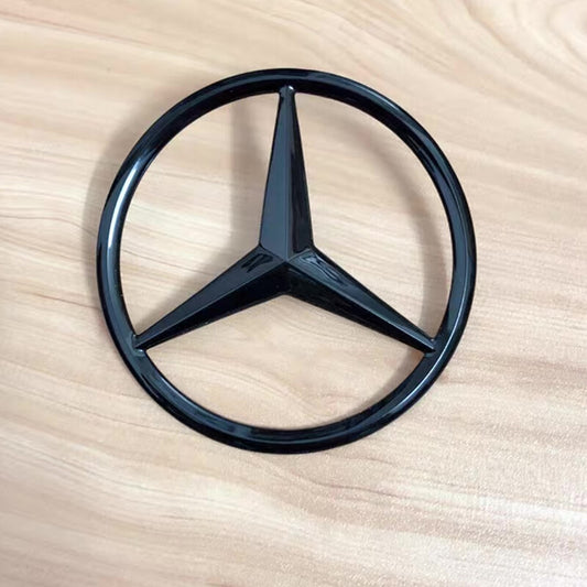 Glossy black rear boot badge with star shape for Mercedes GLC SUV W253 A2538170016