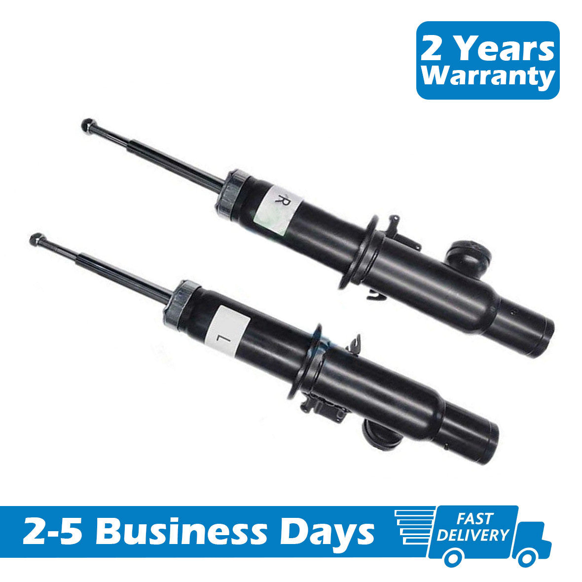 A pair of front shock absorber struts VDC suitable for BMW X5, E70, X6, and E71 (2007-2014). 37116777573