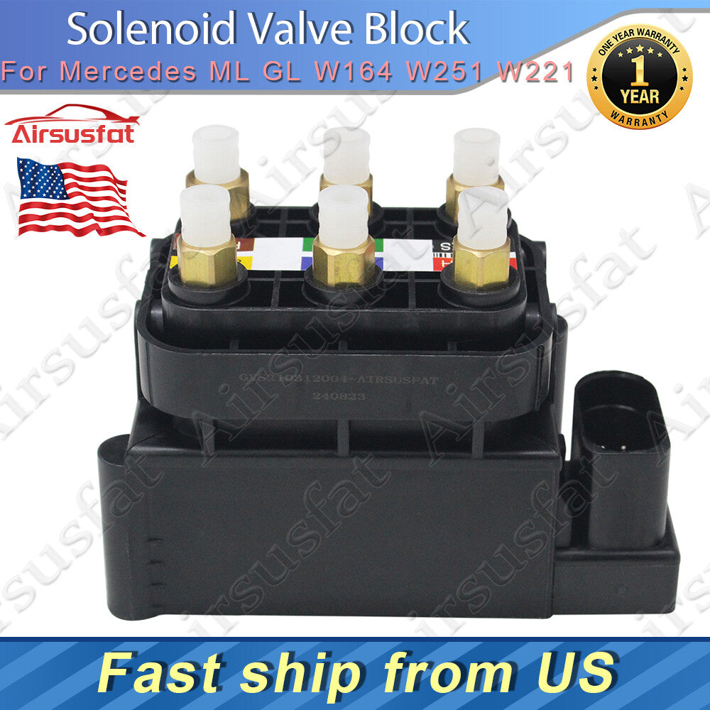 Air Suspension Solenoid Valve Block for Mercedes W164 W221 W251 W166 1663200204
