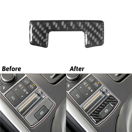 Carbon Fiber Parking Button Side Cover Trim For Land for Range Rover Sport 2014-2017