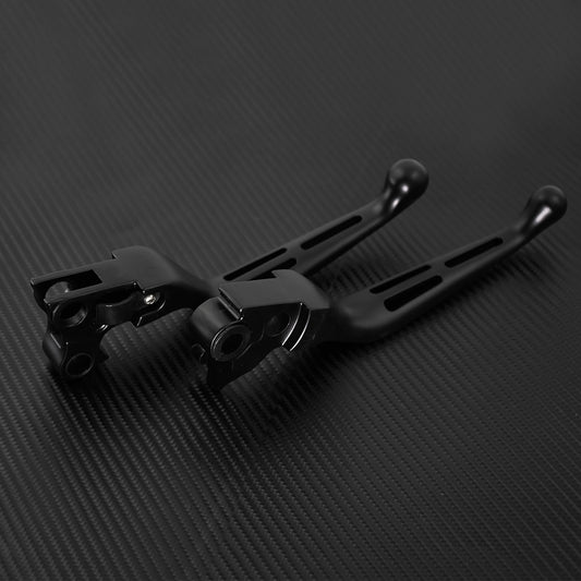 Matte Black Clutch Brake Levers Fit for Harley Sportster XL Dyna Touring Softail