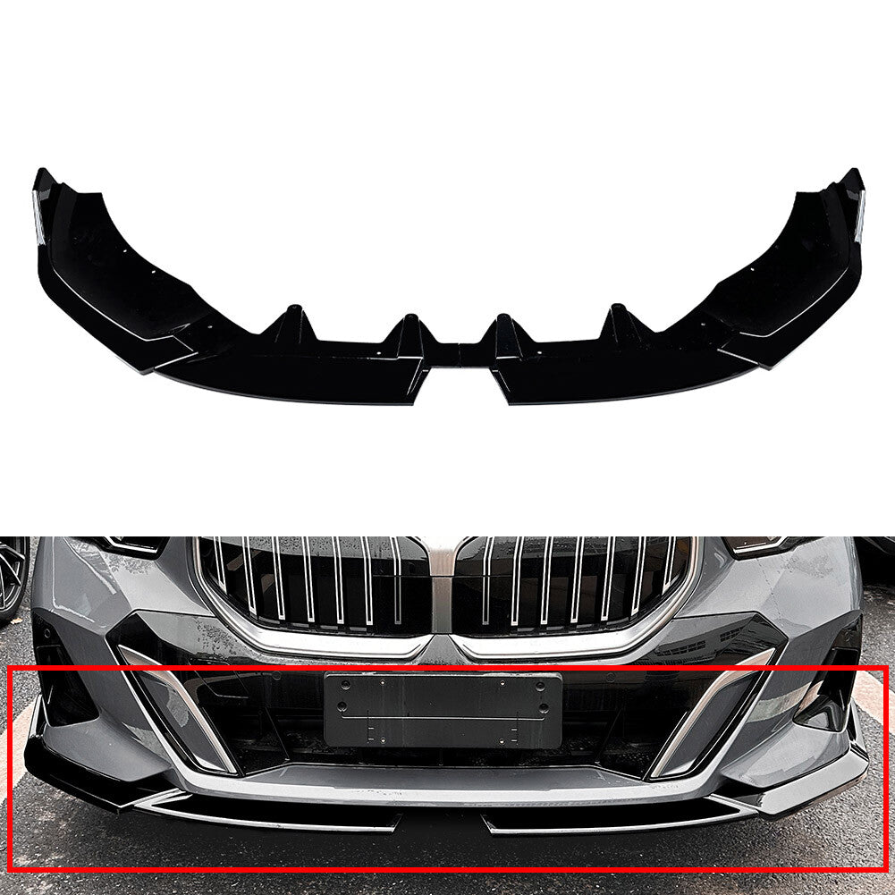 Front Bumper Splitter Spoiler Lip for BMW 5 Series I5 G60 G61 M Sport 24+