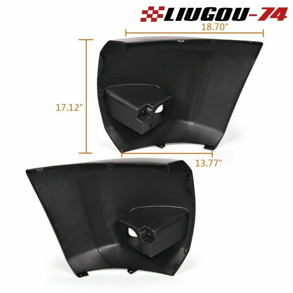 Suitable for 07-13 Silverado1500, black front bumper end cap with transparent lens fog light L