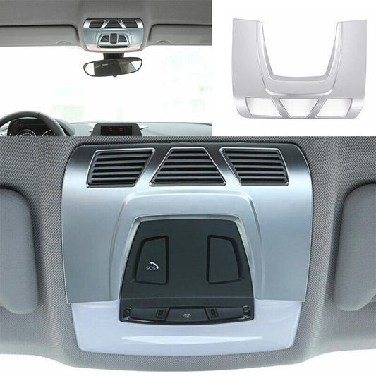 1PCS Front Reading Light for BMW 3 4 Series GT 2013-2019 Cover Trim ABS Silver