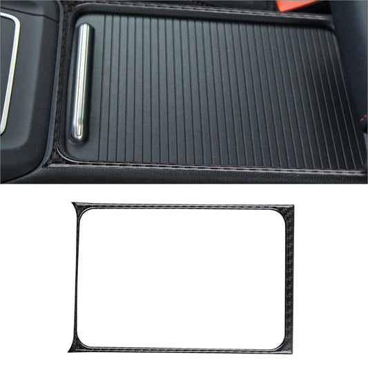 Carbon Fibre Middle Water Cup Holder Trim for VW for Golf 8 MK8 GTI 20-21
