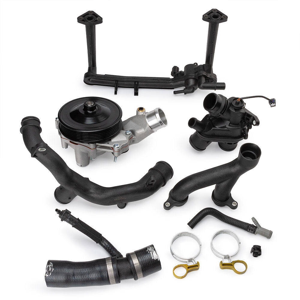 Cooling system replacement kit for Jaguar for Land Rover 3.0L V6 and 5.0L V8 models, 2013-2019, new.