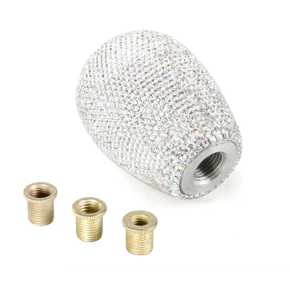 Shift Knob Shifter Car Gear Lever Head Rhinestone Bling Diamond for MT/AT