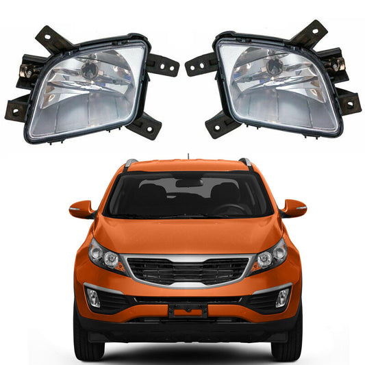 1 Pair for Kia Sportage SUV 2011-2013 Front Driving Light fog Lamp