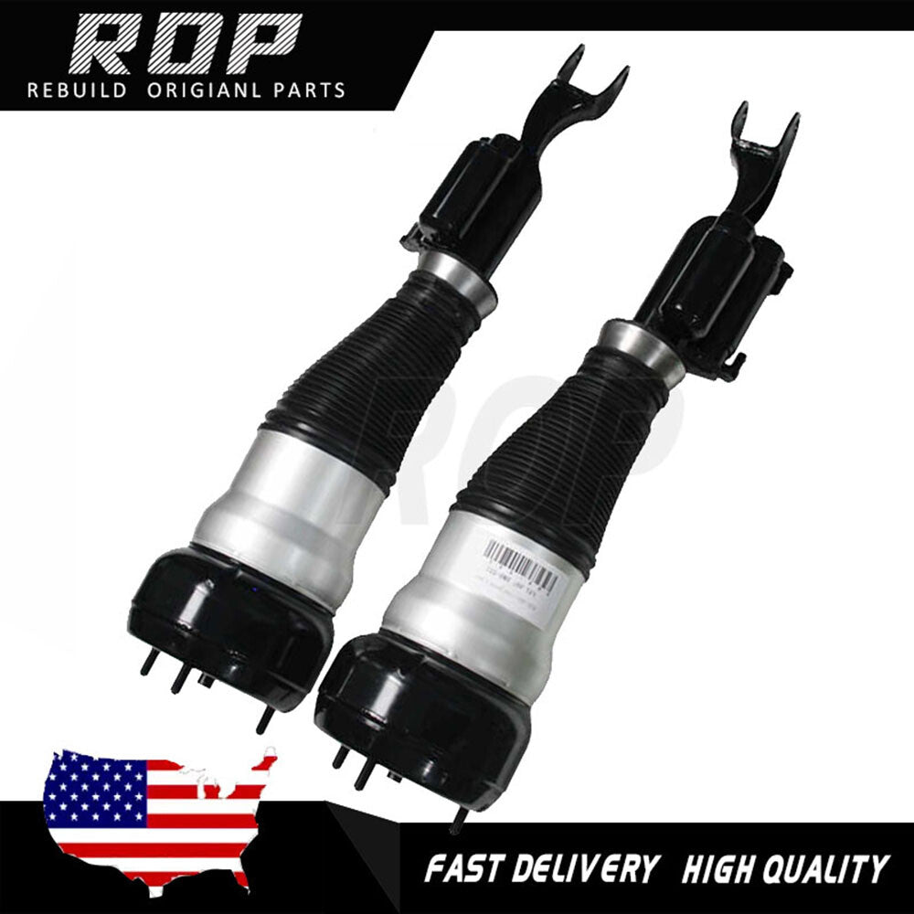 Pair Front Air Suspension Struts for Mercedes S Class W222 S450 S500 S63 4Matic