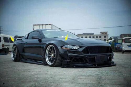 ROBOT Primer Black Wide Body Fender Flare Body Kit 6PCS for Ford for Mustang 2015-17