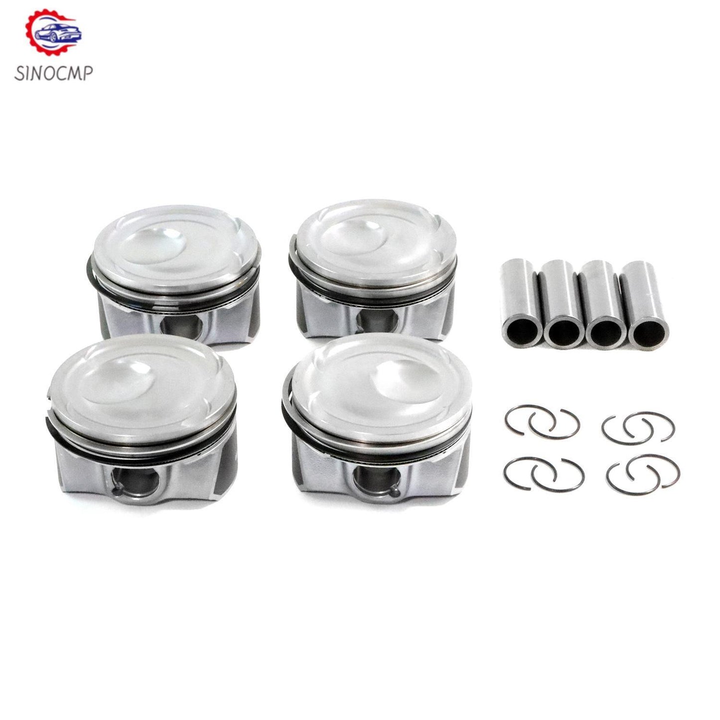4x Rings  Piston kit fits 2015-19 for Ford Focus for Mustang for Lincoln MKC 2.3L EJ7Z6108E