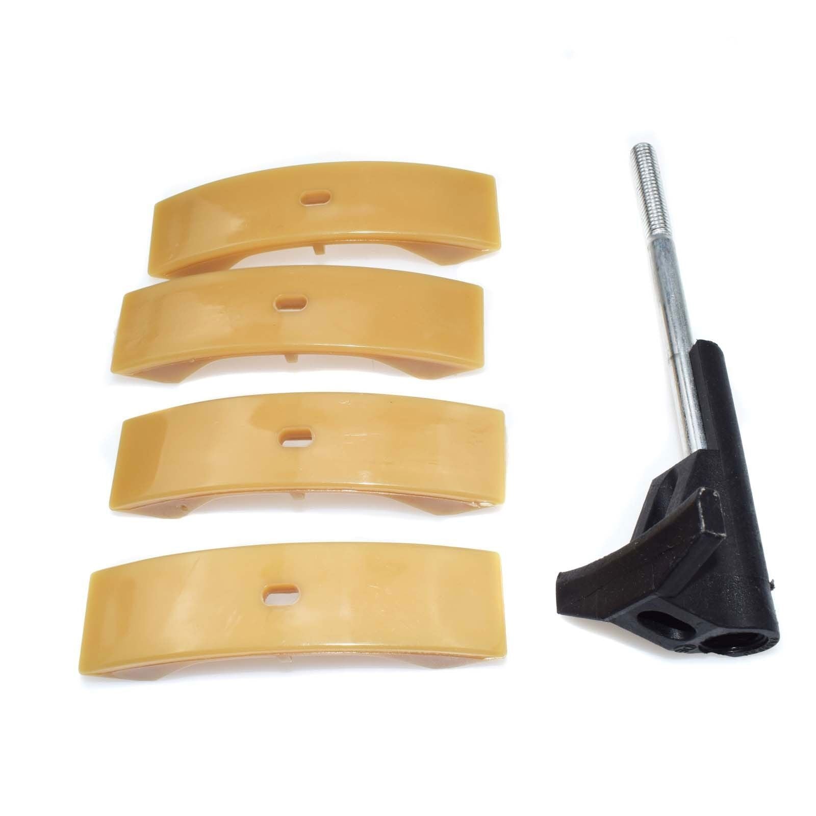 for Audi for VW 1.8L 1.8T Timing Camshaft Chain Tensioner Shoe Pads Halter Set of 5