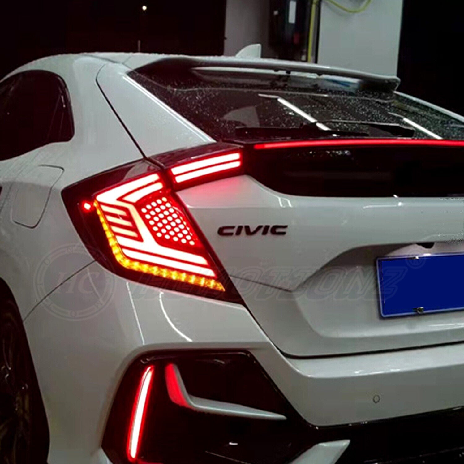 LED taillights for Honda for Civic Hatchback FK7 FK8 2017 - 2021 rear lights