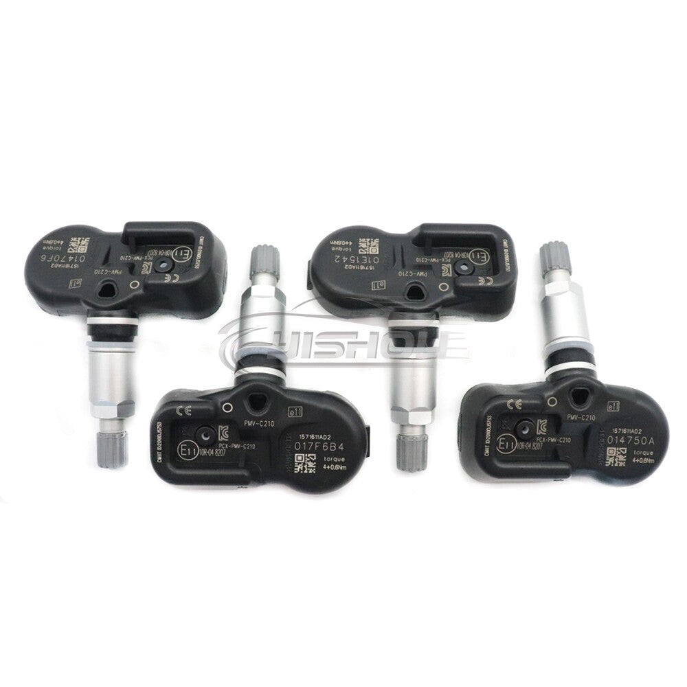 Kit (4) 433MHz Tire Pressure Sensor (TPMS) for Toyota Avensis Yaris Auris RAV4 IV