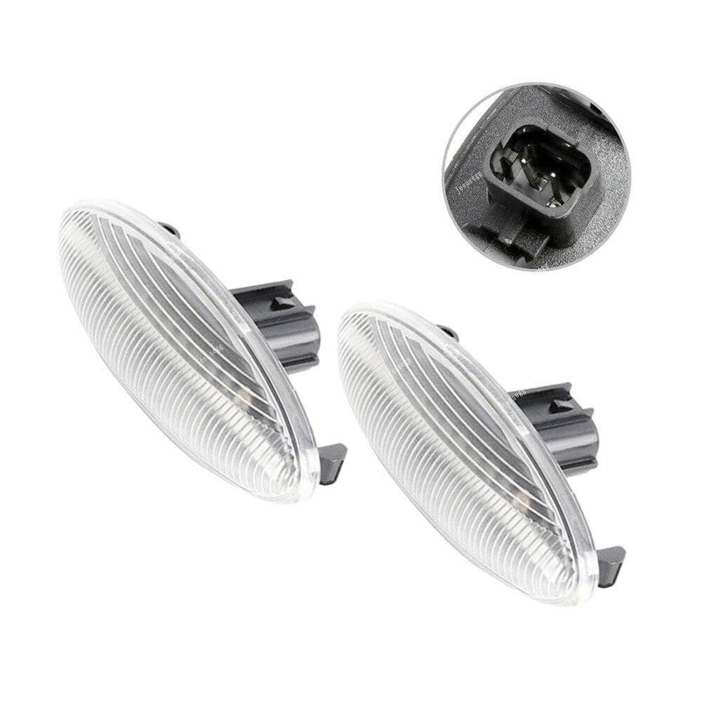 2Pcs Turn Signal Lamp Side Marker Light LED Clear for Toyota for Corolla Auris Yaris