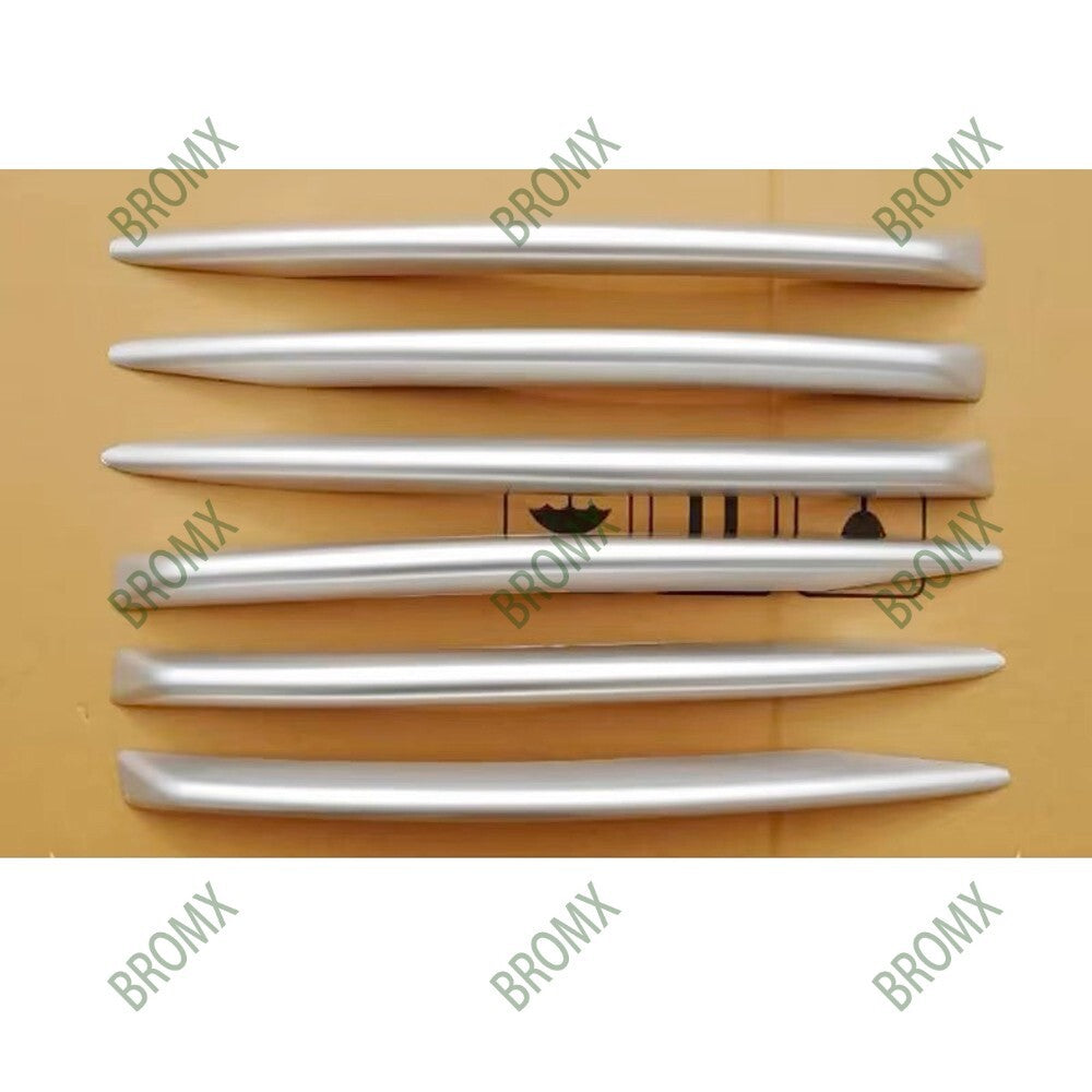 Front Bumper Protector Strip+Vents Cover Trim Fit for Range Rover L405 2013-2017