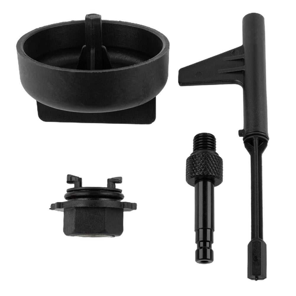 4pcs Transmission Oil Filling Adapter Tool Set for Mercedes 725.0 9-Speed Black
