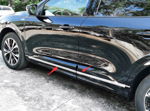 for Ford Escape Kuga 2020-22 Chrome Steel Body Door Side Molding Sill Strip Trim