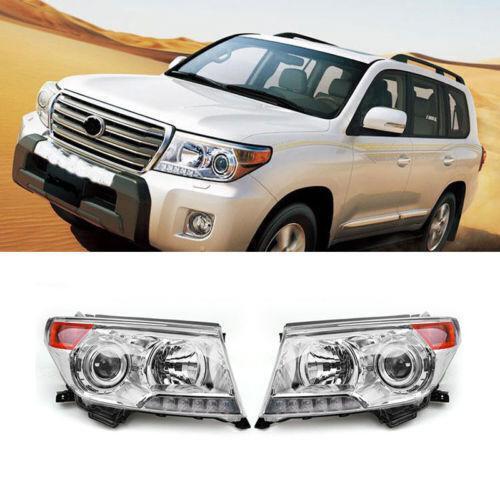 for Toyota for Land Cruiser LC200 2008 - 2015 LED Headlights Head Light Lamp 2Pcs