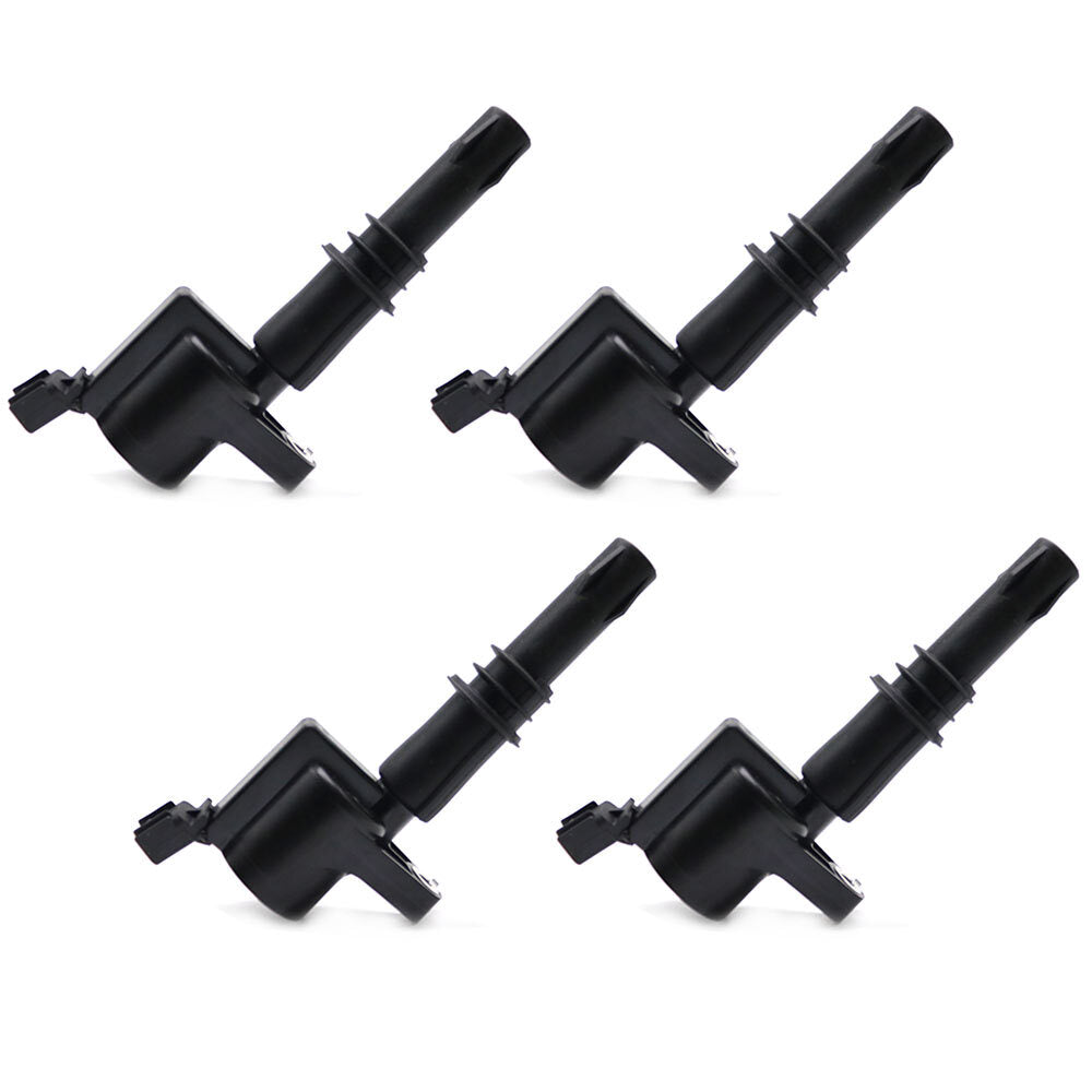4-Piece Ignition Coil Balck Shoe for Ford Expedition 2008-2014 F-150 8L3E-12A366-AA