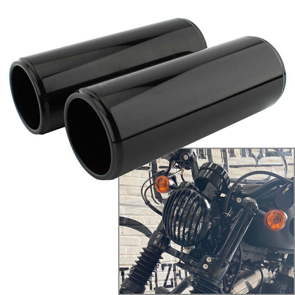2X Motorcycle 50mm Front Fork Cover Set Fit for Harley Sporster X48 2016-2023 17 18