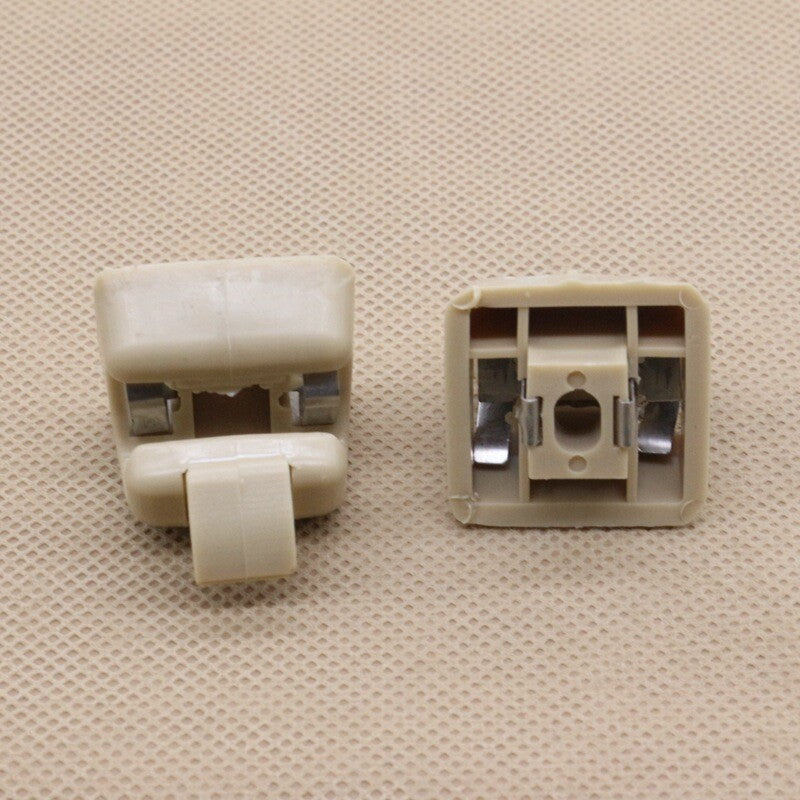 2-Pack for Mercedes W123 W124 W126 W201 Beige Sunshade Clips 126-810-00-12-8412