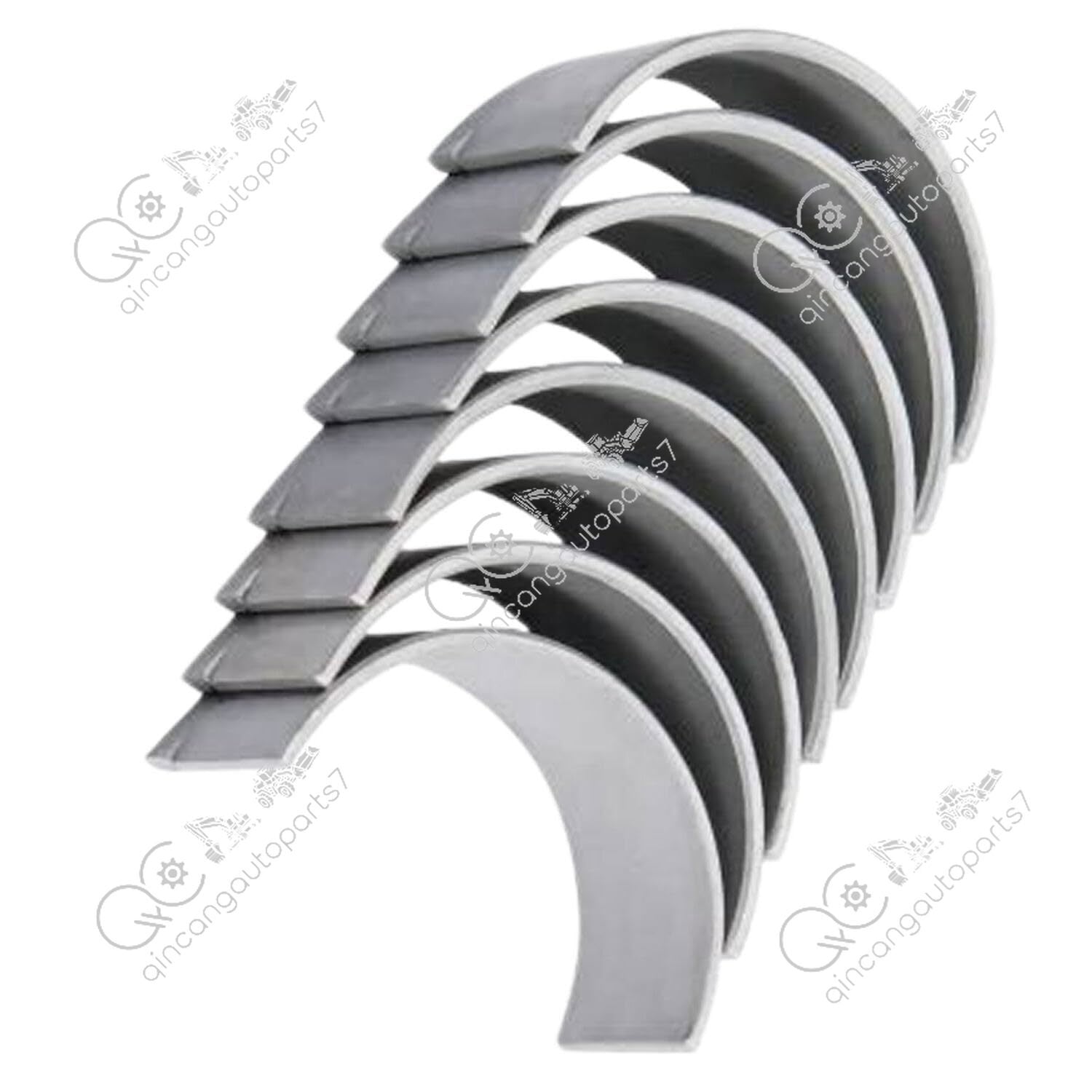 for Hyundai Excavator Con Rod Bearing 4 Pairs 1Set YM129900-23601 YM129900-23611