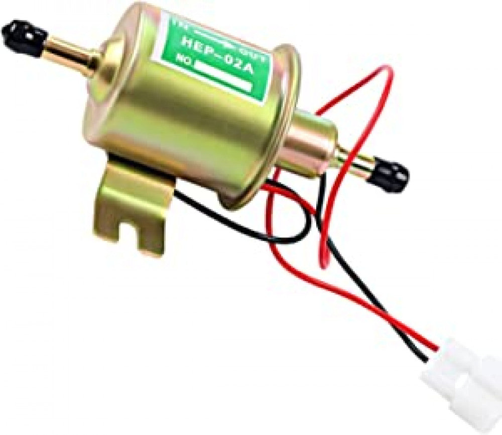 Electric Fuel Pump 12V for Lawn Mower Carburetor Gas Diesel Engine 2.5-4psi HEP