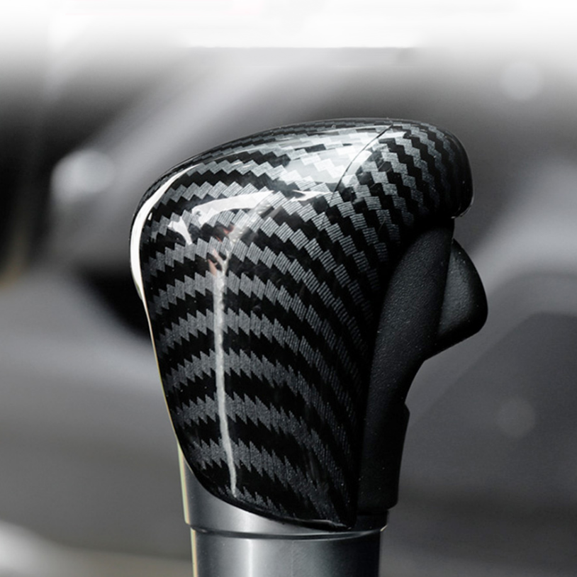 Carbon Fiber Inner Gear Shift Knob Cover Trim Cap ABS for Honda HR-V HRV 2023