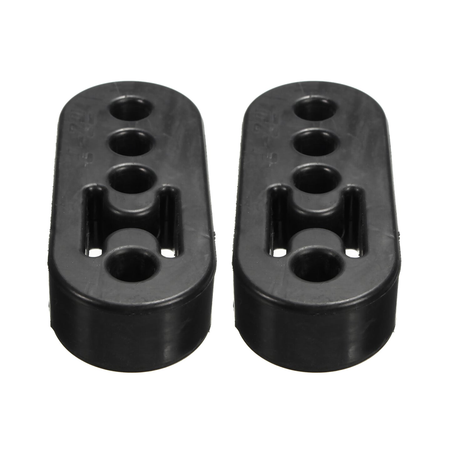 2Pack Universal Car Rubber Exhaust Tail Pipe Mount Brackets Hanger Bracket