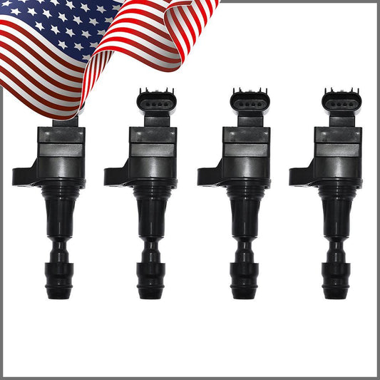 Set of 4 New Ignition Coil 12578224 for Chevrolet for GMC for Buick for Pontiac 2.4L 2.2L I4
