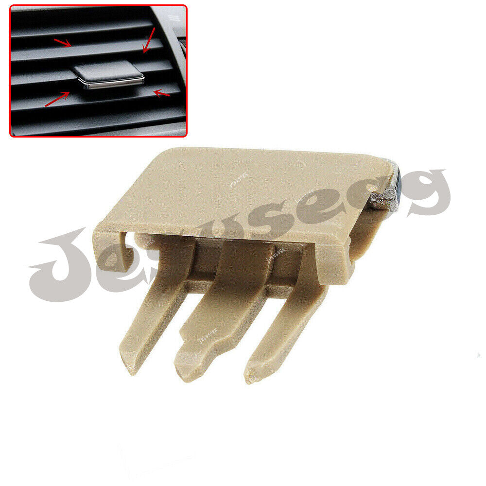 Qty 4:Beige Air Conditioning Vent Blade Slice Clip Leaf for Toyota for Corolla 04-10