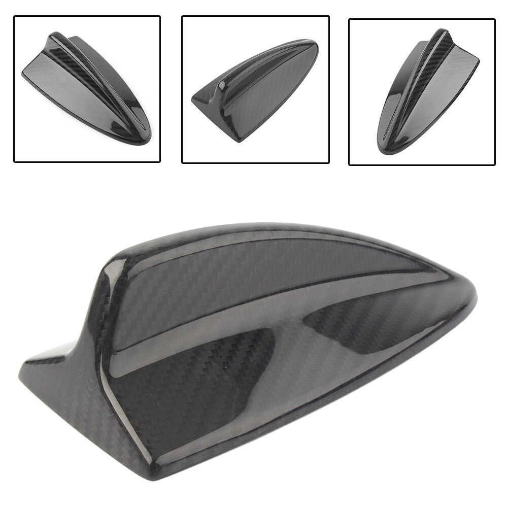Shark Fin Antenna Decorative Cover Carbon Fiber Black fit for BMW E90 E46 E92 M3 CAR