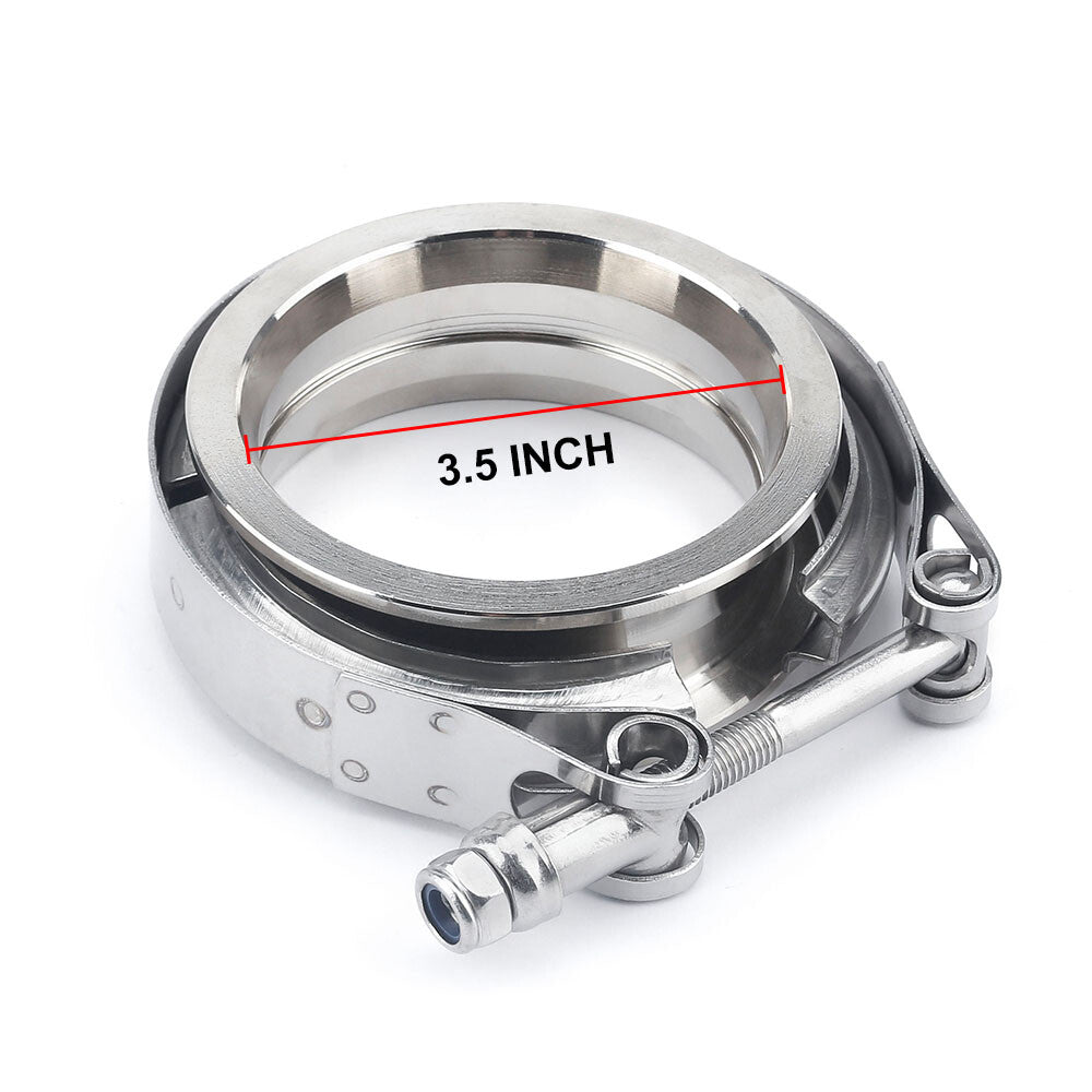 3.5 Inch V-Band Clamp Stainless Universal for Muffler Turbo Exhaust Downpipe