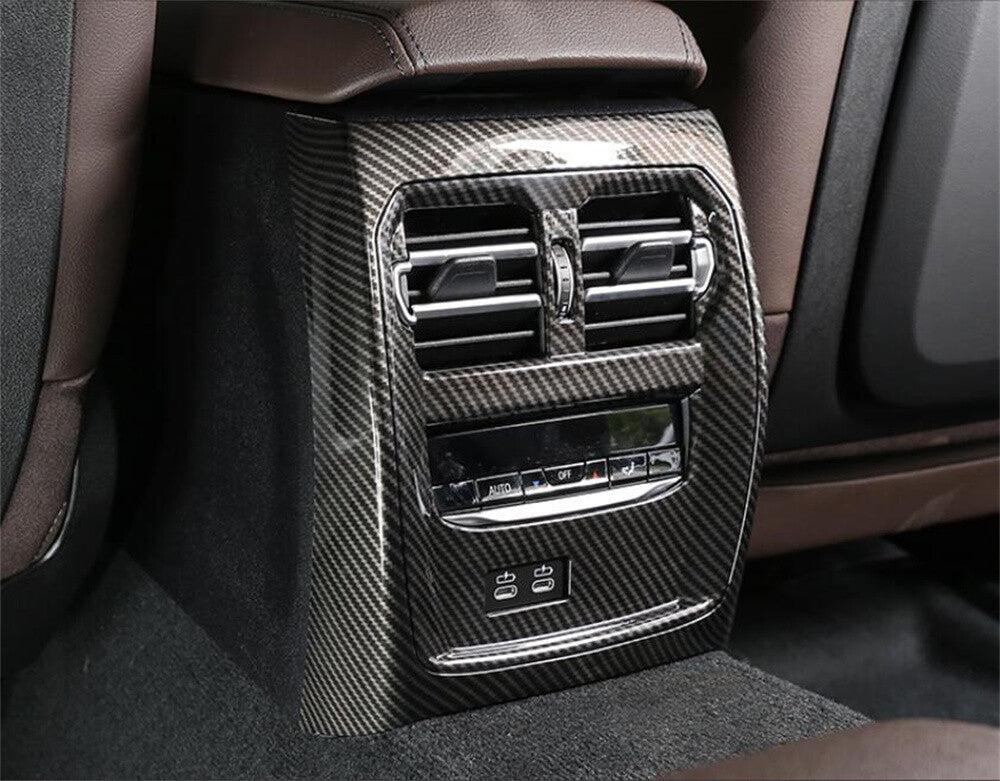 for BMW 3 Series G20 G28 2020+ABS Carbon Fiber Rear Air Outlet Vent Panel Trim¡Á2