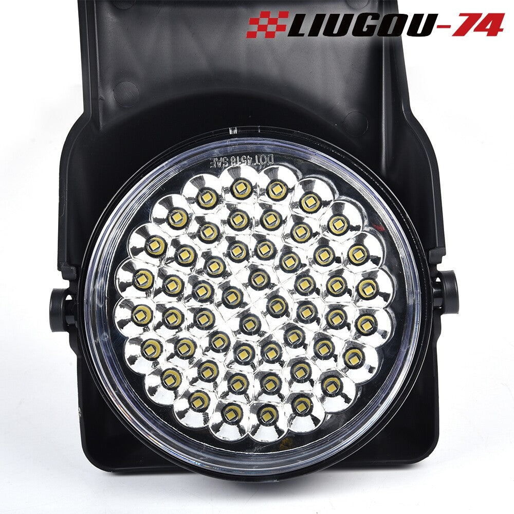 Suitable for 03-06 for GMC for Sierra 1500 2500 3500 pickups, LED fog lights, left +, right U-.