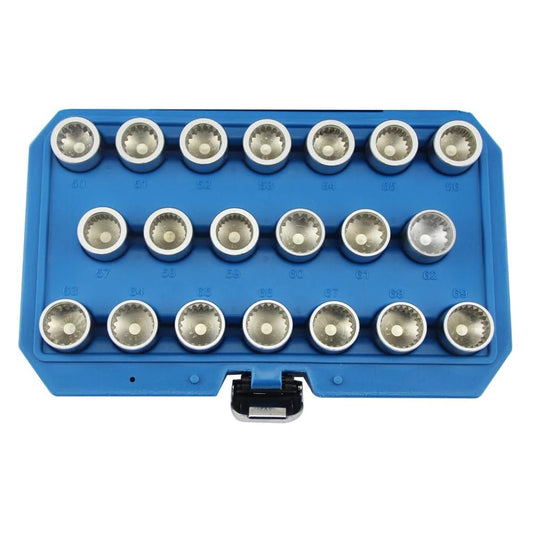 20-Piece Set of Anti-Theft Screws, Main Lock Wheel Nuts, Key Sockets, Equipment Manufacturer Clamping Plates