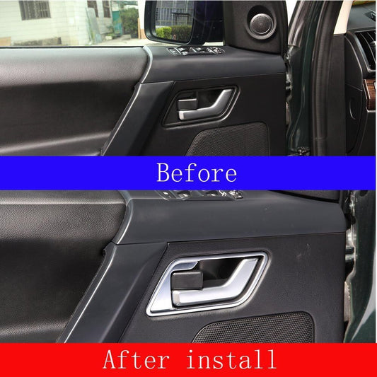 Applicable Silver ABS Interior Inner Handle Trim Frame for Land Rover Freelander