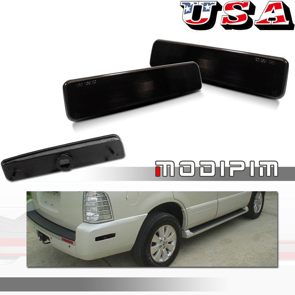 Smoke-smoked rear marker light reflector, left and right, suitable for 02-10 for Mercury Mountaineer