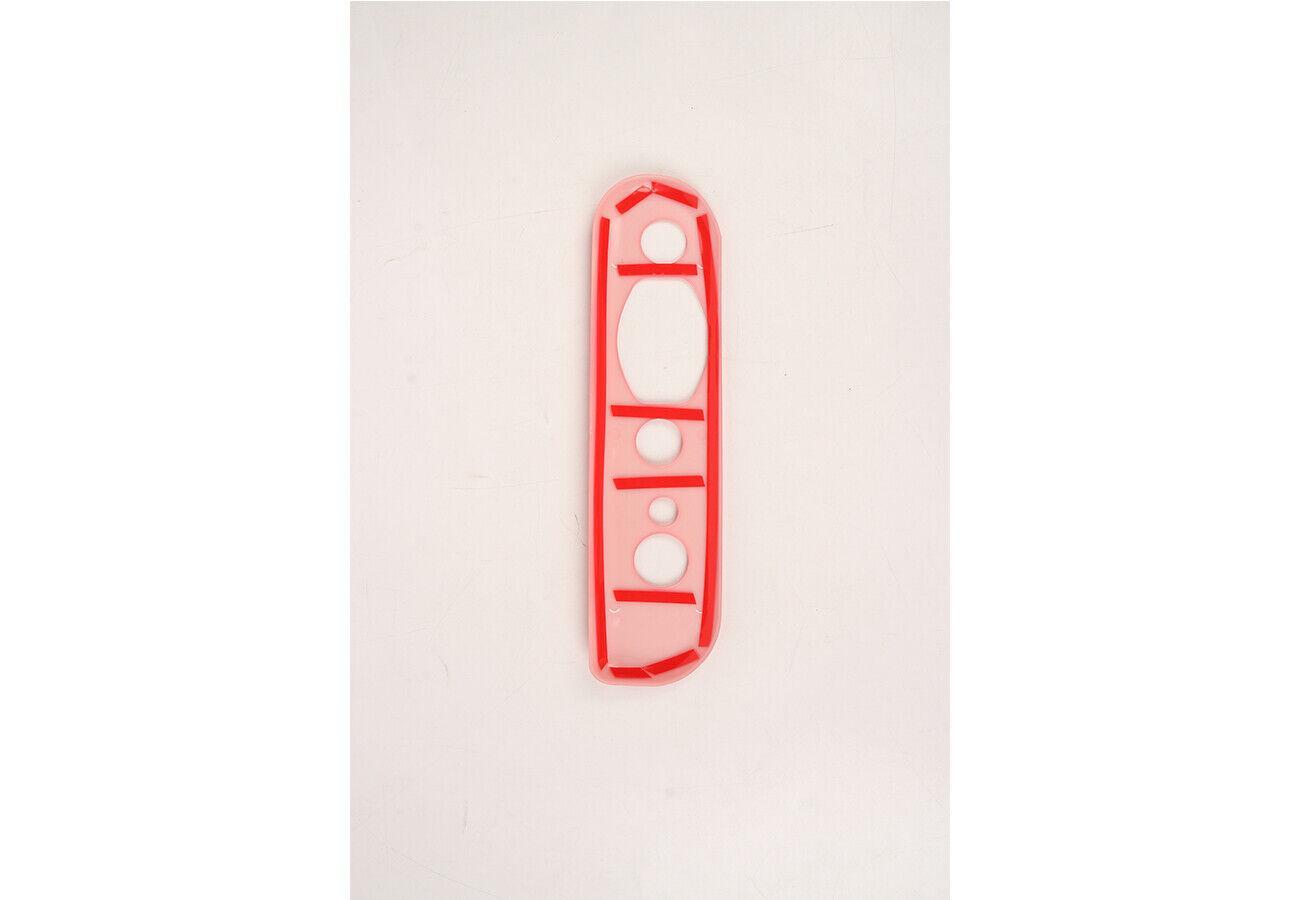 ABS Pink Rear tailgate lock buckle panel cover trim for Ford Bronco 2021-2023