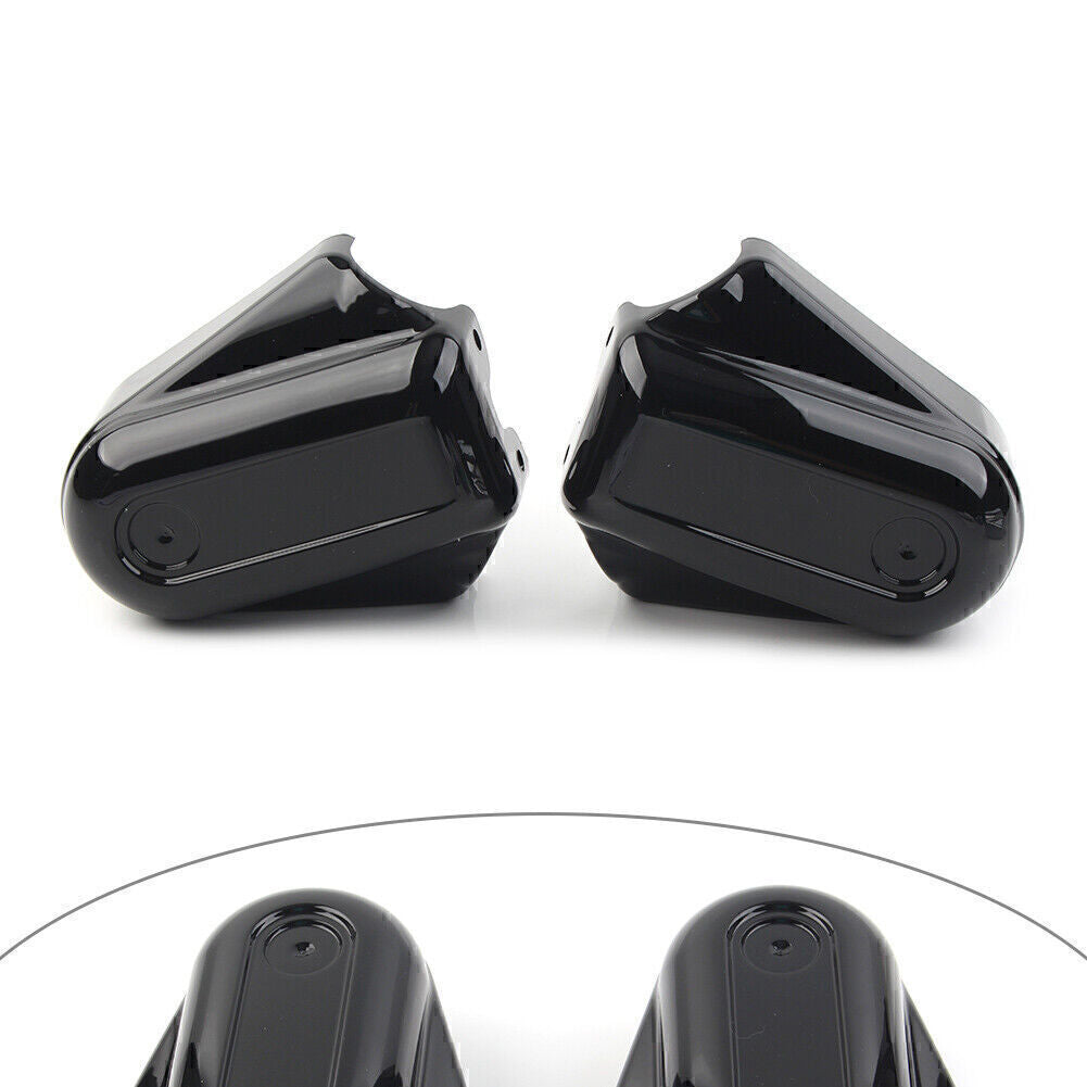 2X Black Rear Axle Swingarm Cover Fit for Harley Softail FLST FLSTC FLSTN FXST 08-18