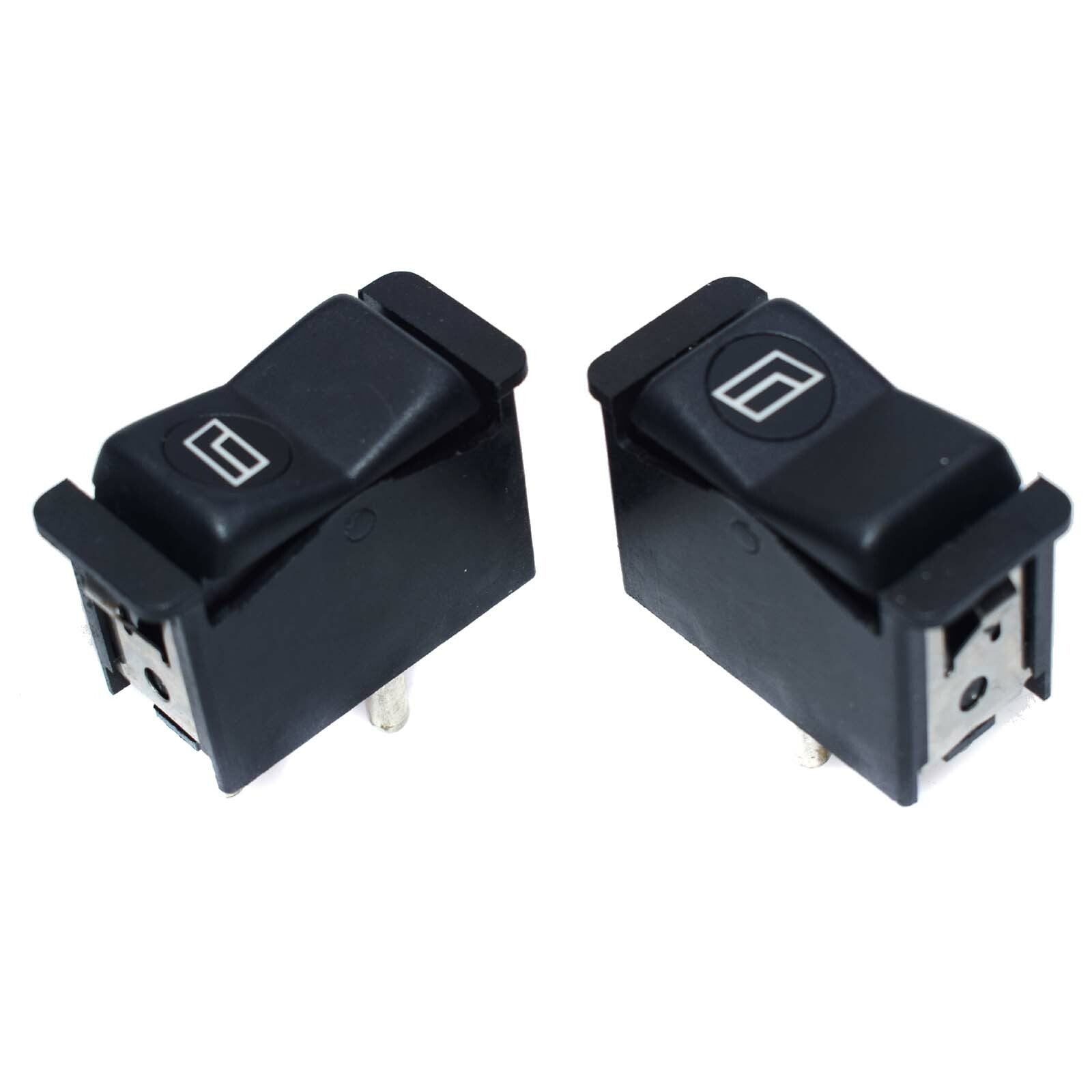A set of 2 front L+R window switches suitable for Mercedes-Benz R107 380SL 560SL