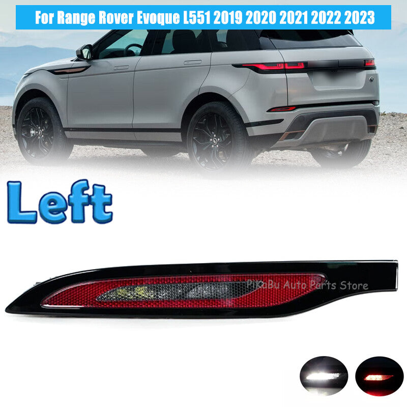Left Rear Bumper Reflector Light Tail Lamp for Range Rover Evoque L551 2019-2023