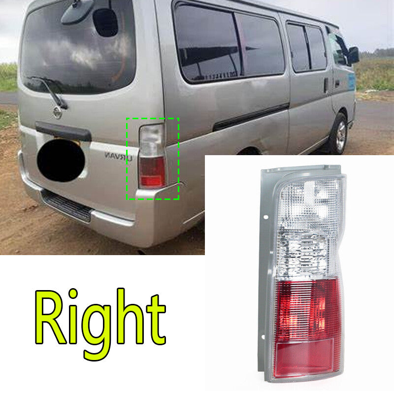 Right for 2005, 2006, 2007, 2008 - 2011 for Nissan Urvan E25 rear taillights and brake lights.